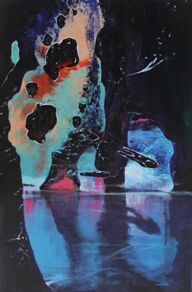Painting titled "Dream # 29" by Serguei Borodouline, Original Artwork, Acrylic