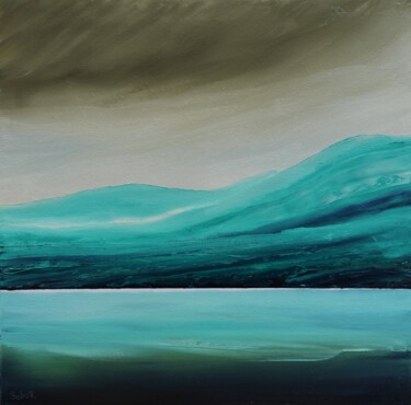 Malarstwo zatytułowany „Emerald Bay” autorstwa Serguei Borodouline, Oryginalna praca, Olej