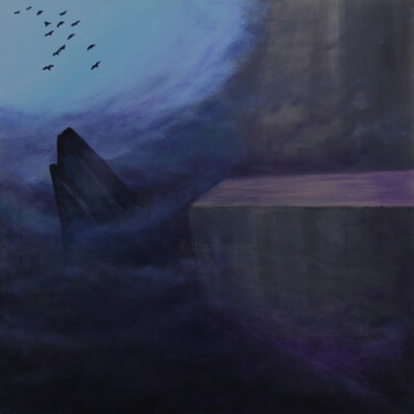 Peinture intitulée "Exodus" par Serguei Borodouline, Œuvre d'art originale, Acrylique
