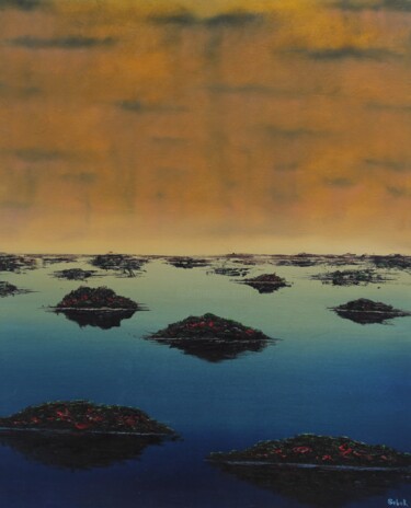 绘画 标题为“Islets” 由Serguei Borodouline, 原创艺术品, 油
