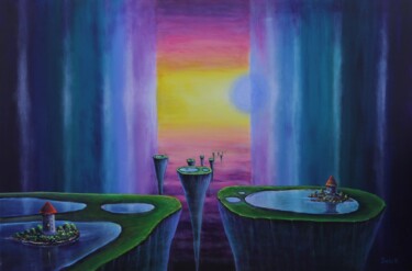 Картина под названием "Journey" - Serguei Borodouline, Подлинное произведение искусства, Акрил