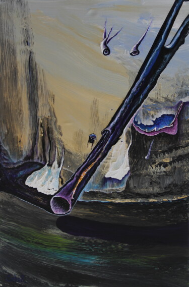 绘画 标题为“Pendulum” 由Serguei Borodouline, 原创艺术品, 丙烯