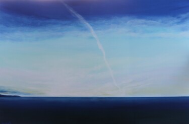 Peinture intitulée "Sky Trace" par Serguei Borodouline, Œuvre d'art originale, Acrylique