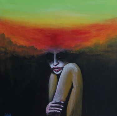 Peinture intitulée "Lilith" par Serguei Borodouline, Œuvre d'art originale, Acrylique