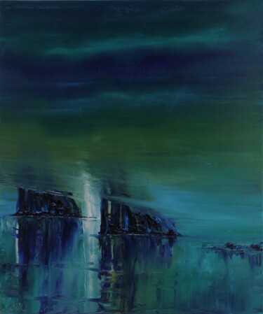 Картина под названием "Dream # 71" - Serguei Borodouline, Подлинное произведение искусства, Масло