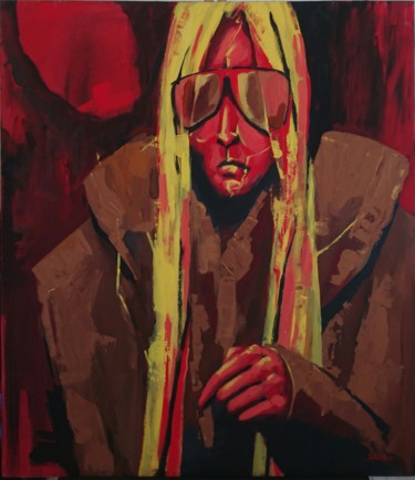 Peinture intitulée "A Man 1" par Serhat Avci, Œuvre d'art originale, Autre