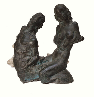 Sculpture intitulée "Prisoners of love" par Serhii Brylov, Œuvre d'art originale, Bronze