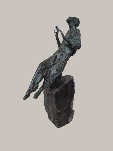 Skulptur mit dem Titel "All Seeing Eye" von Serhii Brylov, Original-Kunstwerk, Bronze