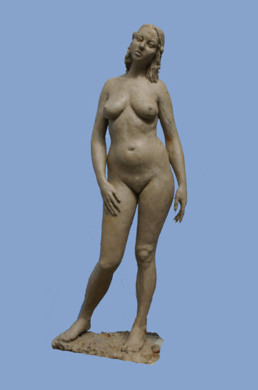 Sculpture intitulée "Veronica" par Serhii Brylov, Œuvre d'art originale, Argile