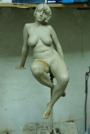 Skulptur mit dem Titel "Ivanka" von Serhii Brylov, Original-Kunstwerk, Ton