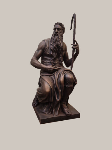 Escultura intitulada "Abraham" por Serhii Brylov, Obras de arte originais, Bronze