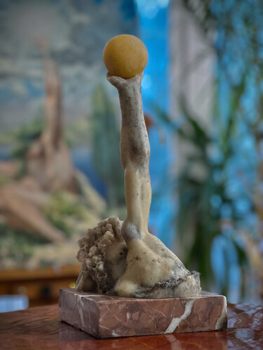 Скульптура под названием "Noon (sculpture)" - Serhii Hetmanchuk, Подлинное произведение искусства, Полимерная глина