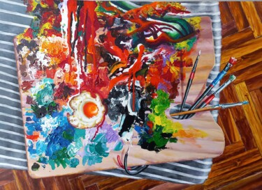 Pintura titulada "Paleta" por Serhii Zavarzin, Obra de arte original, Acrílico