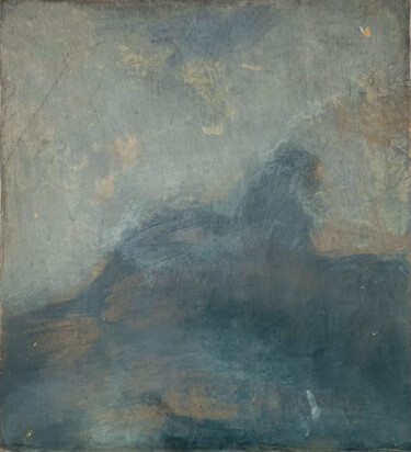 Картина под названием "Sphinx" - Sergii Shkoliar, Подлинное произведение искусства, Масло Установлен на Другая жесткая панель