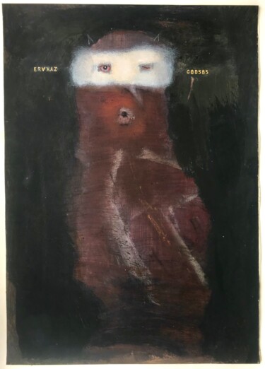 Painting titled "Era of owls" by Sergii Shkoliar, Original Artwork, Acrylic