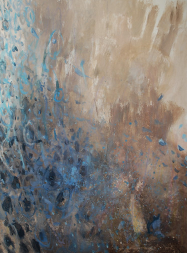 Malerei mit dem Titel "Here There Be Jagua…" von Marina Shavyrina-Shkoliar, Original-Kunstwerk, Acryl Auf Keilrahmen aus Hol…