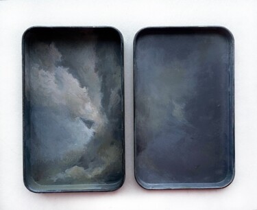 Design intitulée ""Sky in the Pocket"" par Marina Shavyrina-Shkoliar, Œuvre d'art originale, Accessoires