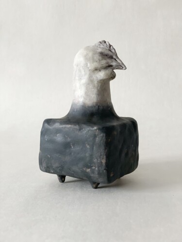 Skulptur mit dem Titel ""Geometry of birds.…" von Marina Shavyrina-Shkoliar, Original-Kunstwerk, Polymer Ton