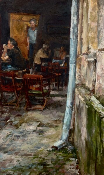 Pintura titulada "Near "Dzyga"" por Marina Shavyrina-Shkoliar, Obra de arte original, Oleo Montado en Bastidor de camilla de…