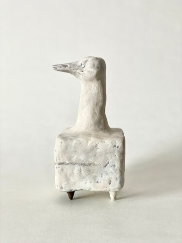 Sculpture titled ""GEOMETRY OF BIRDS.…" by Marina Shavyrina-Shkoliar, Original Artwork, Polymer clay