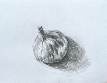 Dessin intitulée "The Fig" par Marina Shavyrina-Shkoliar, Œuvre d'art originale, Crayon
