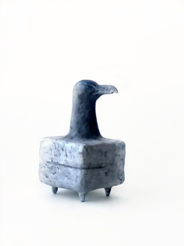 Skulptur mit dem Titel ""GEOMETRY OF BIRDS.…" von Marina Shavyrina-Shkoliar, Original-Kunstwerk, Polymer Ton