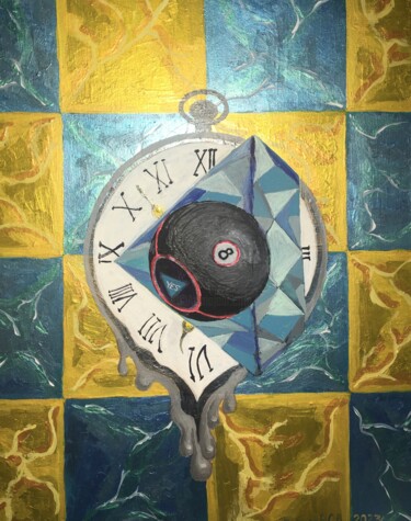 Ζωγραφική με τίτλο "Time to raise the s…" από Serhiy Borisov, Αυθεντικά έργα τέχνης, Ακρυλικό