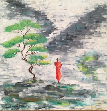 Painting titled "Calmness (one)" by Serhiy Borisov, Original Artwork, Oil