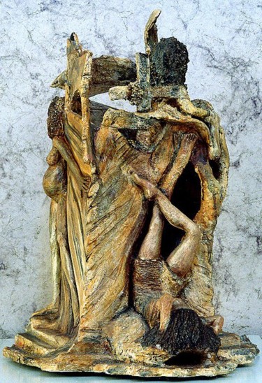 Sculpture titled "JOURNEY VESSEL III:…" by Serinity Knight, Original Artwork