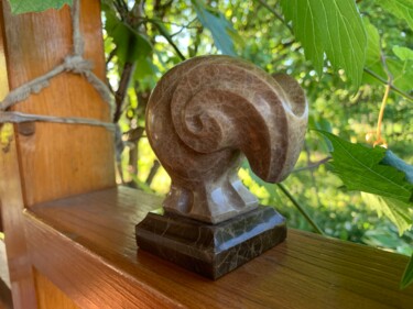 Escultura intitulada "Marble Ram" por Serjio Elicolani, Obras de arte originais, Pedra