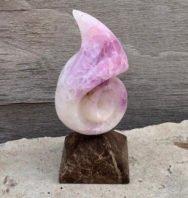 雕塑 标题为“Small abstract fluo…” 由Serjio Elicolani, 原创艺术品, 石