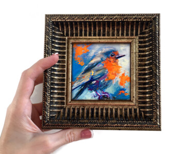 Pintura intitulada "Framed Oil Painting…" por Valerie Serova, Obras de arte originais, Óleo