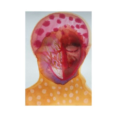 图画 标题为“womenface” 由Serpil Kapar, 原创艺术品, 水彩