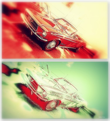 Фотография под названием "Ford Mustang Color…" - Stephan Serris, Подлинное произведение искусства, Цифровая фотография