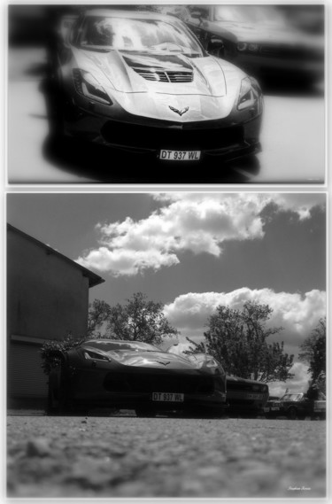 Photographie intitulée "Corvette C7 II" par Stephan Serris, Œuvre d'art originale, Photographie numérique