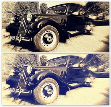 Photography titled "Traction Avant" by Stephan Serris, Original Artwork, Digital Photography