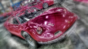 Photography titled "Dino Ferrari 246GT…" by Stephan Serris, Original Artwork, Manipulated Photography