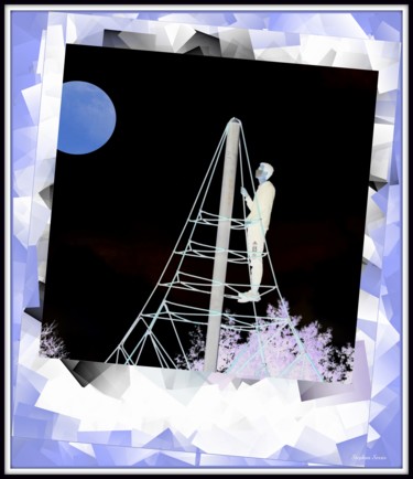 Фотография под названием "Regard Vers la Lune…" - Stephan Serris, Подлинное произведение искусства, Цифровая фотография