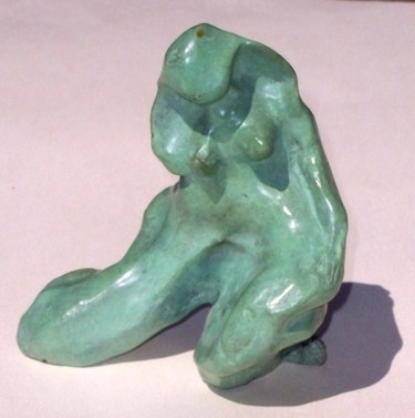 Sculpture titled "petite-venus (nu)" by Servin, Original Artwork, Bronze