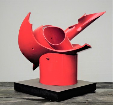 Escultura titulada "Sculpture-tube peti…" por Servin, Obra de arte original, Plástico