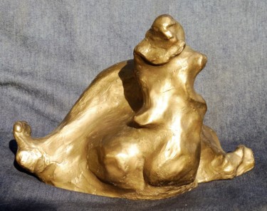 Skulptur mit dem Titel "Naïade (nu)" von Servin, Original-Kunstwerk, Bronze