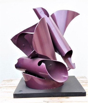 Escultura titulada "Sculpture abstraite…" por Servin, Obra de arte original, Plástico
