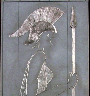 Collages titulada "Athena-detail" por Servin, Obra de arte original