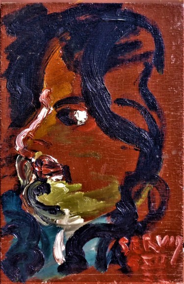 Peinture intitulée "Fanchon" par Servin, Œuvre d'art originale, Huile
