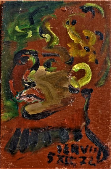 Peinture intitulée "Jean-Dominique" par Servin, Œuvre d'art originale, Huile