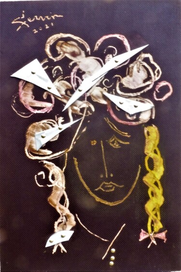 "TRISTE TRESSE" başlıklı Tablo Servin tarafından, Orijinal sanat, Ahşap