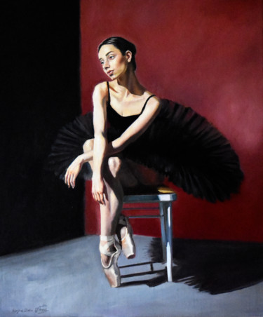Between darkness and light III Painting titled "Between darkness an…" by Serghei Ghetiu, Original Art, Oil Mounted on Stretcher frame