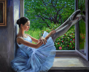 The beauty of harmony Painting titled "The beauty of harmo…" by Serghei Ghetiu, Original Art, Oil Mounted on Stretcher frame