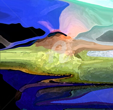 Digital Arts titled "Indestructible Earth" by Sesha, Original Artwork, Acrylic