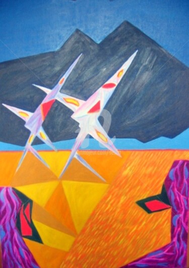Digital Arts titled "Synergy" by Sesha, Original Artwork, Oil